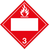 Blank Window, Flammable Liquid, Dangerous Goods, Hazmat